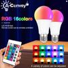 220 В E27 RGB светодиодные лампы RGBWW Light Светодиодная лампа Сменная красочная светодиодная лампа RGBW с ИК-пультом дистанционного управления