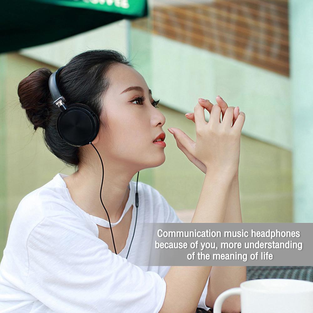 Проводные наушники с микрофоном, гарнитуры с басом, Hi-Fi звуком, музыкальные стереонаушники для iPhone, Xiaomi, Sony, Huawei, ПК