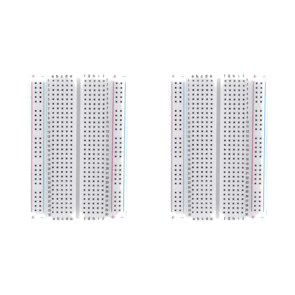 20-1PCS 400 Tie Points Solderless PCB Breadboard Spliceable Mini Universal Test Protoboard for Experiment Test Robot
