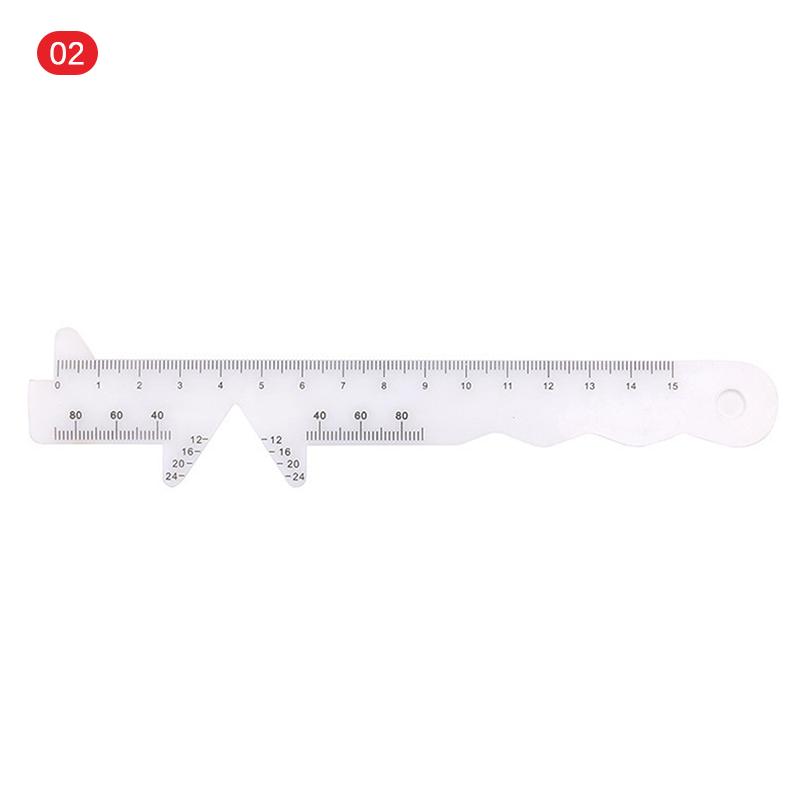 1/4pcs PD Ruler Measure Optical Vernier PD Ruler Pupil Distance Meter Eye Ophthalmic Tool Eye Occluder For Vision Test Eye Care