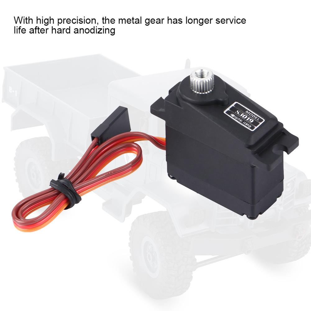 Waterproof 17g Digital Servo Metal Gear for WPL1625 RC Remote Control Truck Part Accessory