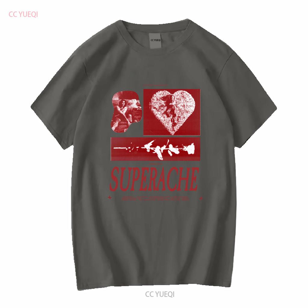 Superache T Shirt Conan Music Gray Vintage Album Fan Crewneck Sweat Vintage Washed Unisex Versatile Stylish Fashion Homme