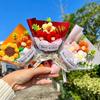 Cartoon Flower DIY Bouquet Knitted Knit Mini Flower Bouquet Toy Graduation Season