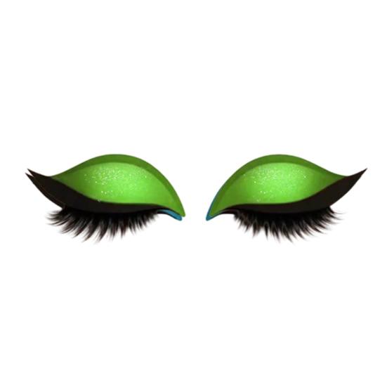 2 Lazy Stickers Eye Shadow Eyelash Pairs Reusable Eye Makeup Stickers