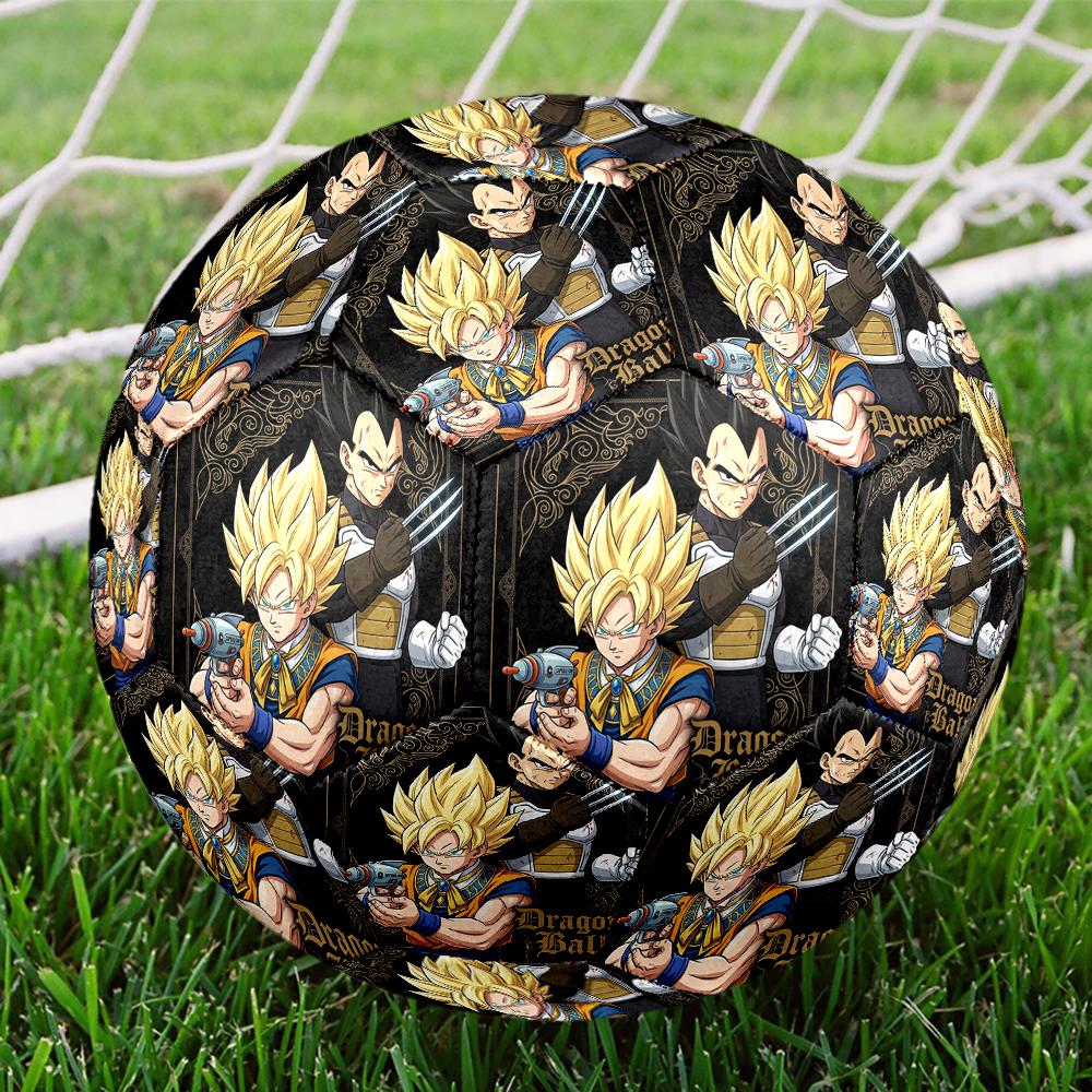 1pc Dragon Ball Z Football Soccer Ball Size 5 Indoor Soccer Ball Fashion Colorful Backyard Game -Great For Sports Fans Gift HE58