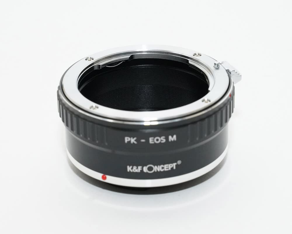 PENTAX K Lens EOS M Mount Adapter with Lens Cloth K&F PK-CANON Pk-eosm (KFEOSM)