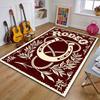 Rodeo Horseshoe Western Pattern Patterned carpet, suitable as a non slip play mat for the living room and bedroom sofa