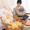 Cushion Pillow Comfortable Decorative Good Elasticity Unique Flower Plush Pillow Sofa Floor Cushion Household Supplies