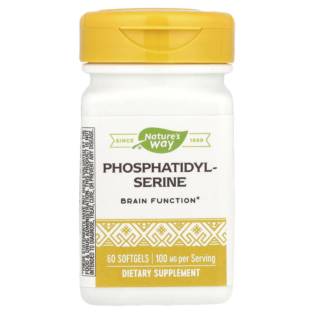 Nature's Way Phosphatidylserine, 100Mg, 60 Softgels