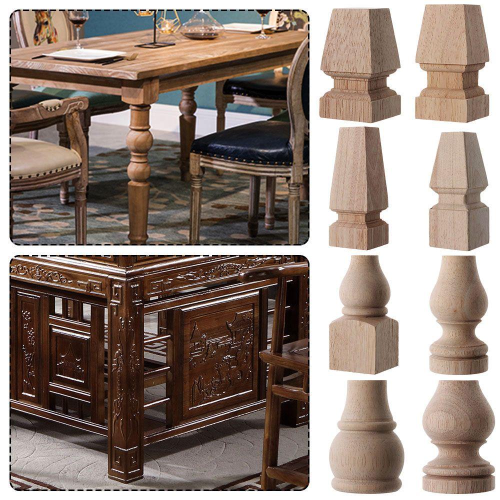 Аксессуары в европейском стиле, винтажные деревянные резные предметы домашнего декора, сиденье для шкафа, ножки для мебели, ножки для ног
