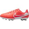Tiempo Legend 10 Academy Удобные Прочные Низкие Детские Футбольные Бутсы Детские Футбольные Бутсы Горячая Лава-Оранжевый Белый DV4349-800