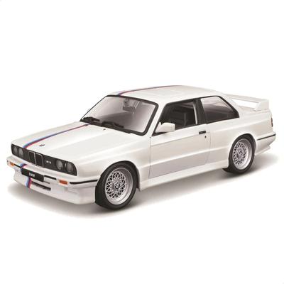 Bburago 1/24 BMW M3 (Е30) 1989 Белый / Литая модель автомобиля, Готовое изделие, 21100 W