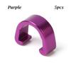 6Pcs/12Pcs MTB Bike Brake Cable/Derailleur Line Case Aluminum Alloy C-Shape Buckle Clasps Bicycle C Clips Outdoor Cycling Parts