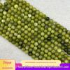 Натуральный Южный Нефрит Круглые Бусины для DIY Ювелирных Изделий – Аксессуары для Ожерелья и Браслета