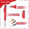 Твердый набор карандашей для плотника, деревообрабатывающие инструменты, механический карандаш, 5 цветов, запасные части, строительные инструменты, плотницкие работы, разметка, разметка