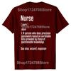 Nurse Definition T Shirt Funny Cute Nurses Week Gift Tshirt Printing Brand Man Tops Shirts Printing Cotton Short Sleeve Clothes