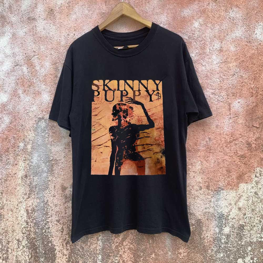 Футболка Skinny Puppy 2023 Тур Полный Размер S-5XL Унисекс Футболка