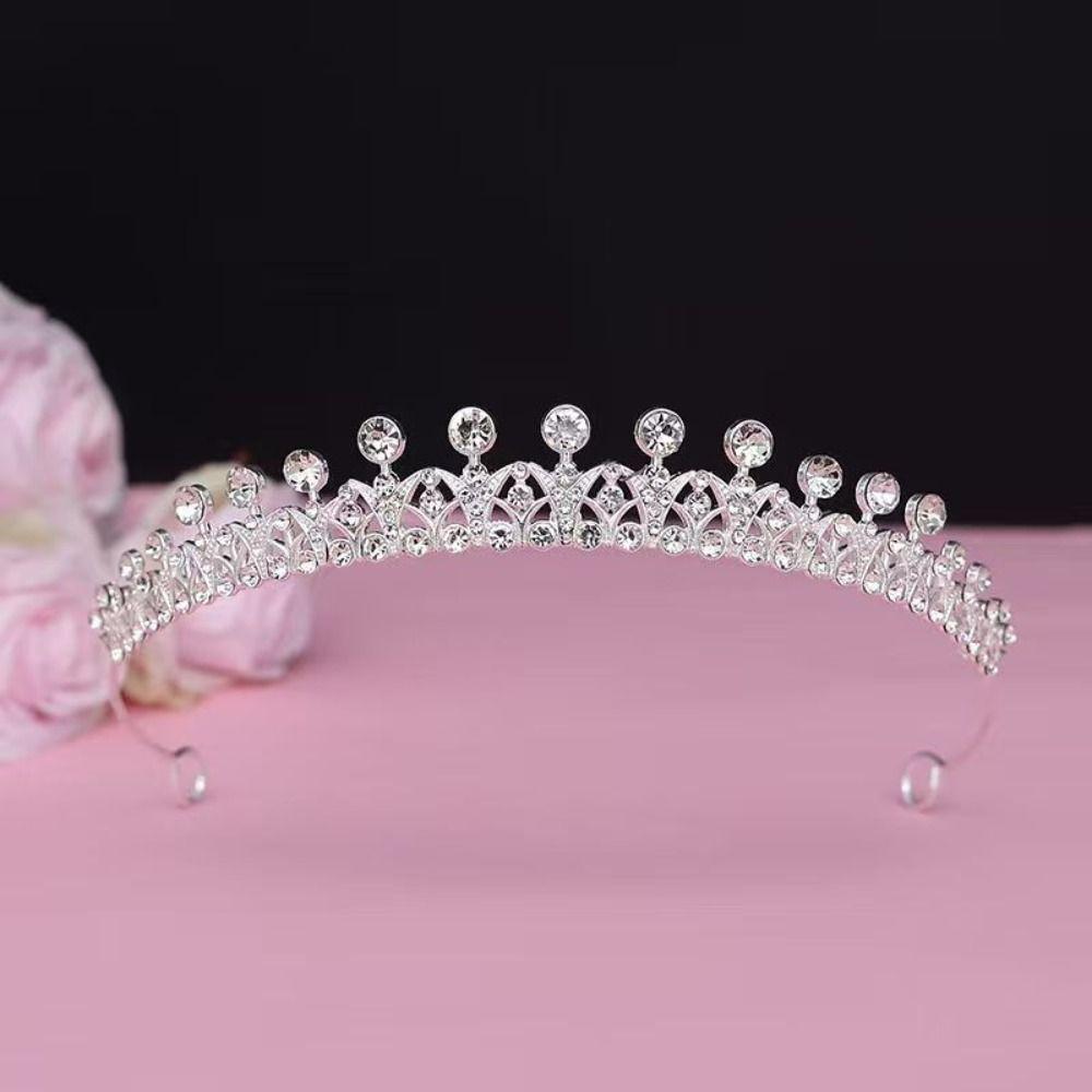 Hair Jewelry Wedding Hair Jewelry Zircon Princess Tiara Diadem Rhinestone Headband  Girls