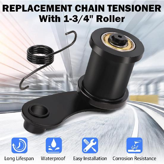 Chain Tensioner With 1-3/4" Roller For Coleman Mini Bike BT200X CT200U Trail CT200U-EX MiniBike TrailMaster Massimo MB200 Hensim Baja Heat Warrior