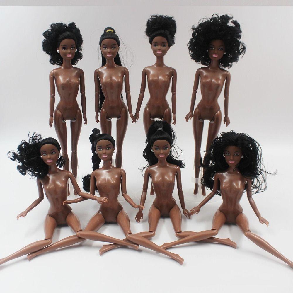 11 Multi-Joint Black Dolls Moveable 30cm Doll Toy Children's Toy African Dolls  Dress Up