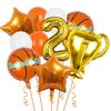 10pcs basketball Balloons Birthday Party Decorations Kids Boy Set Trophy Balloon Sports Air Balls Party Decorations Baby Shower
