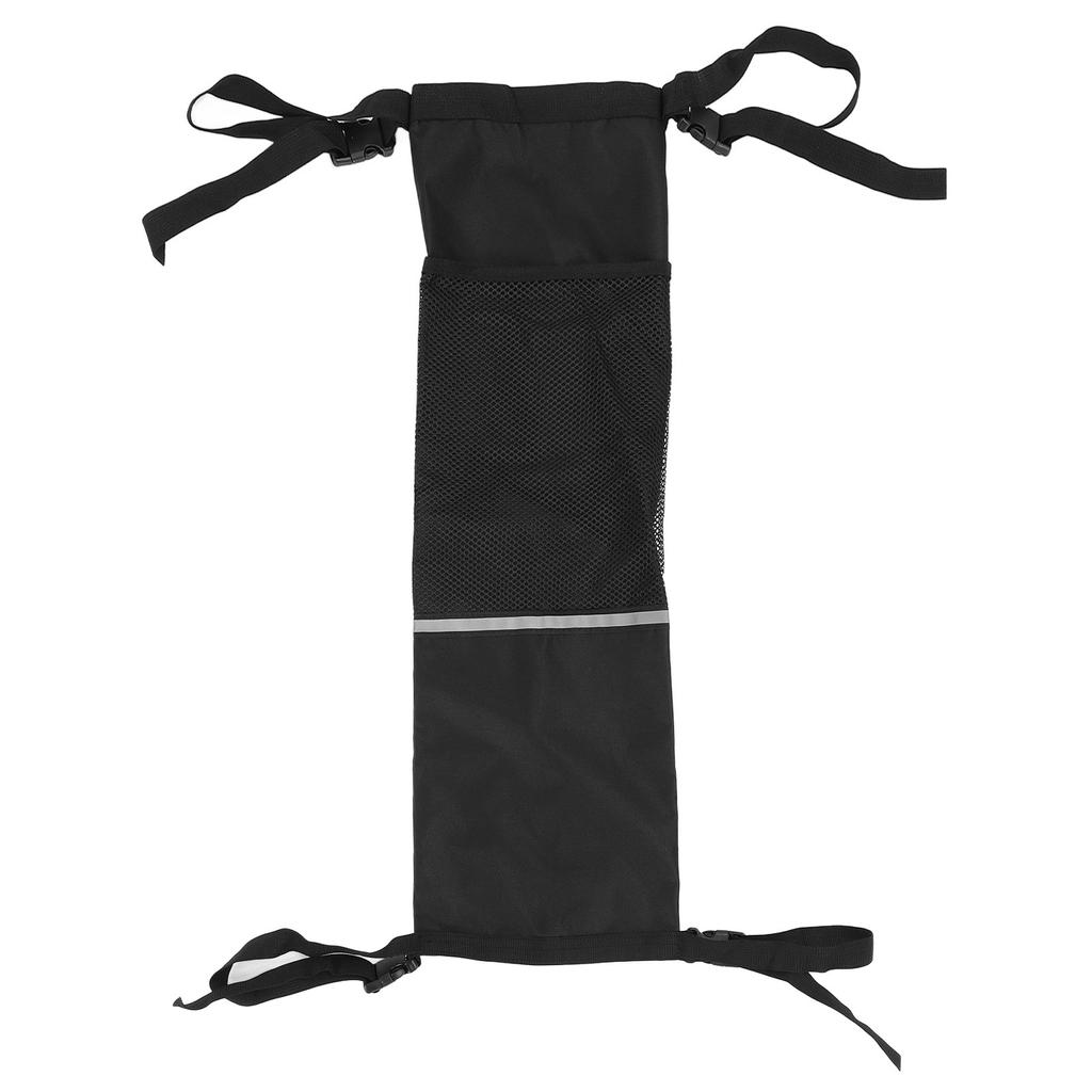 600D Oxford Fabric Wheelchair Bag with Reflective Stripe Accessories Transport Chairs Pouch for