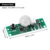 Solar Lamp Circuit Board Infrared Human Induction Wall Light Control Sensor Controller 3.7V Infrared Solar Lamp Circuit Board