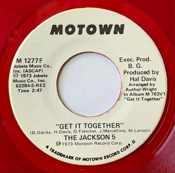 7inch Record JACKSON 5 - Get It Together M1277F Motown 1973 US Soul/Funk Used
