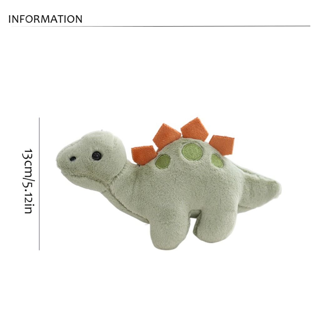 Мультяшный кукла-динозавр, мягкий плюшевый брелок в виде динозавра, креативный брелок в виде автомобильного ключа