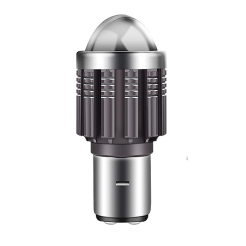 Мотоциклетная фара высокой яркости и комбинированный фонарь противотуманного/стоп-сигнала, белый/желтый, BA20D/H4 с линзой