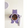Daily Like Bonbon Baby Food Spoon Stage 2, 2-piece Set + 2 Baby Food Cases, Lavender, Cocoa, 1 Set