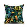 Новая подушка для сна Зеленые листья Чехол для диванной плюшевой подушки Дом Спальня Диван Летний чехол для подушки