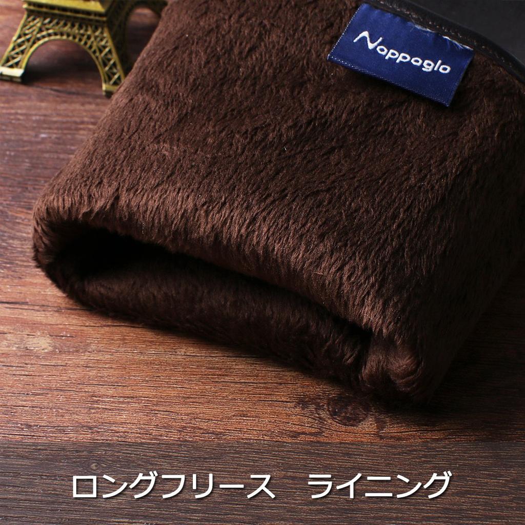 Nappaglo Genuine Sheepskin Leather Smartphone Driving Gloves with Long Fleece Lining Smartphone Men's Gloves, Compatible, Handmade, (Size M, Black,