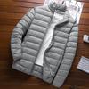 Mens Lightweight Cotton Puffer Jacket Oversized Fit Winter Casual Workwear Outerwear