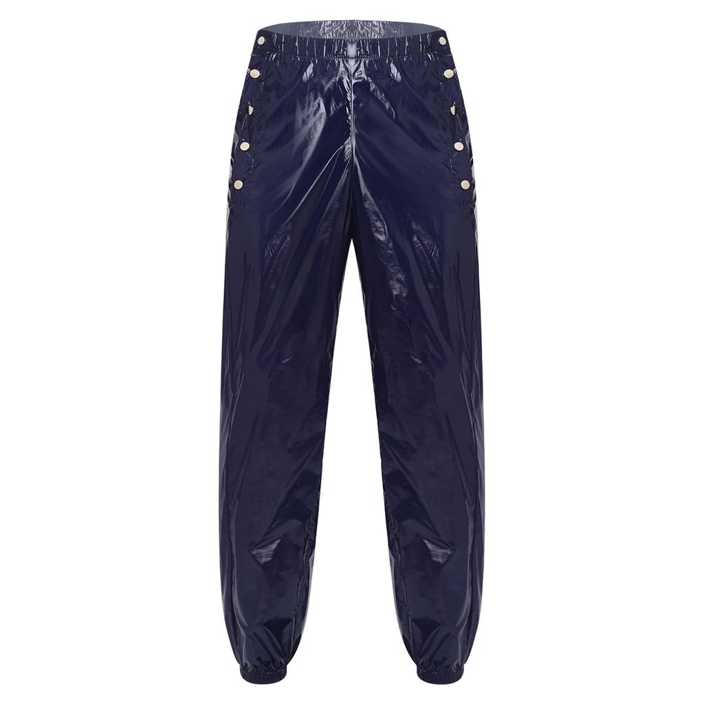 Men Waterproof Diaper Covers Pants Sides Waist Buttons Jogger Pants Easy Wearing Leakproof Adaptive Bottoms Special Needs