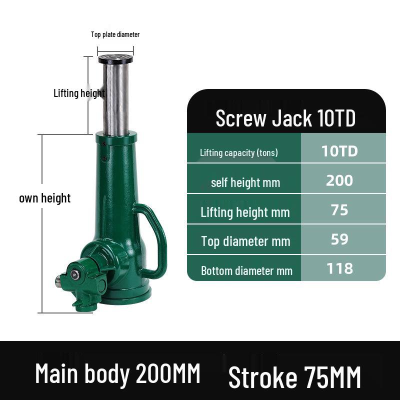 Винтовой домкрат: Низкопрофильная ручная лебедка, вертикальная передача, верхняя грузоподъемность: 5Т, 8Т, 10Т, 20Т, 32Т, 50Т.