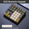 Wired Mechanical 33-Key Numeric Keypad With Multi-Color Lights Shaft Laptop Numeric Keyboard Accessories External Keyboard