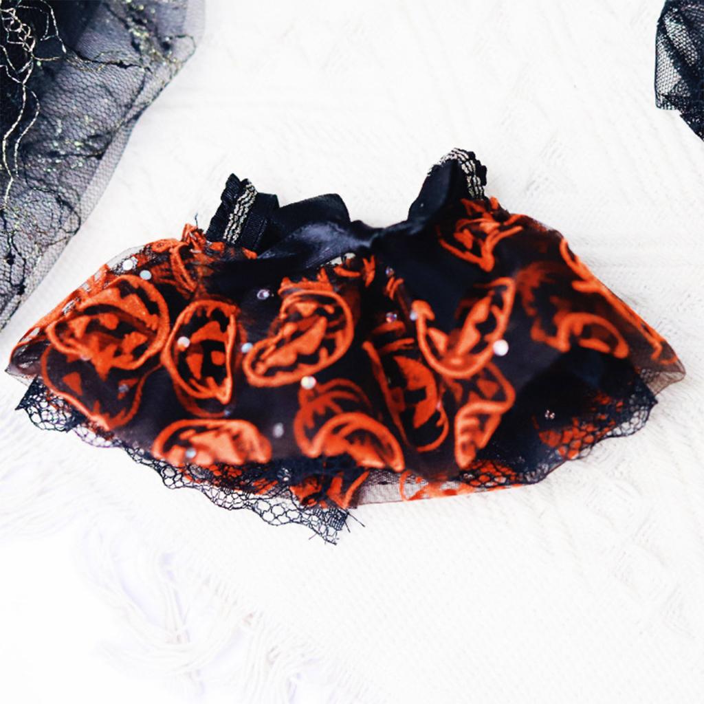 Halloween Costume Black Hat Doll Clothes Vinyl Doll Cute Clothes