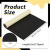 BENECREAT 78.7x15.7 Inch Black Self Adhesive EVA Foam Roll, 1mm Thick Waterproof Foam Rubber Sheet for Furniture Protecting, Filling, Costumes and