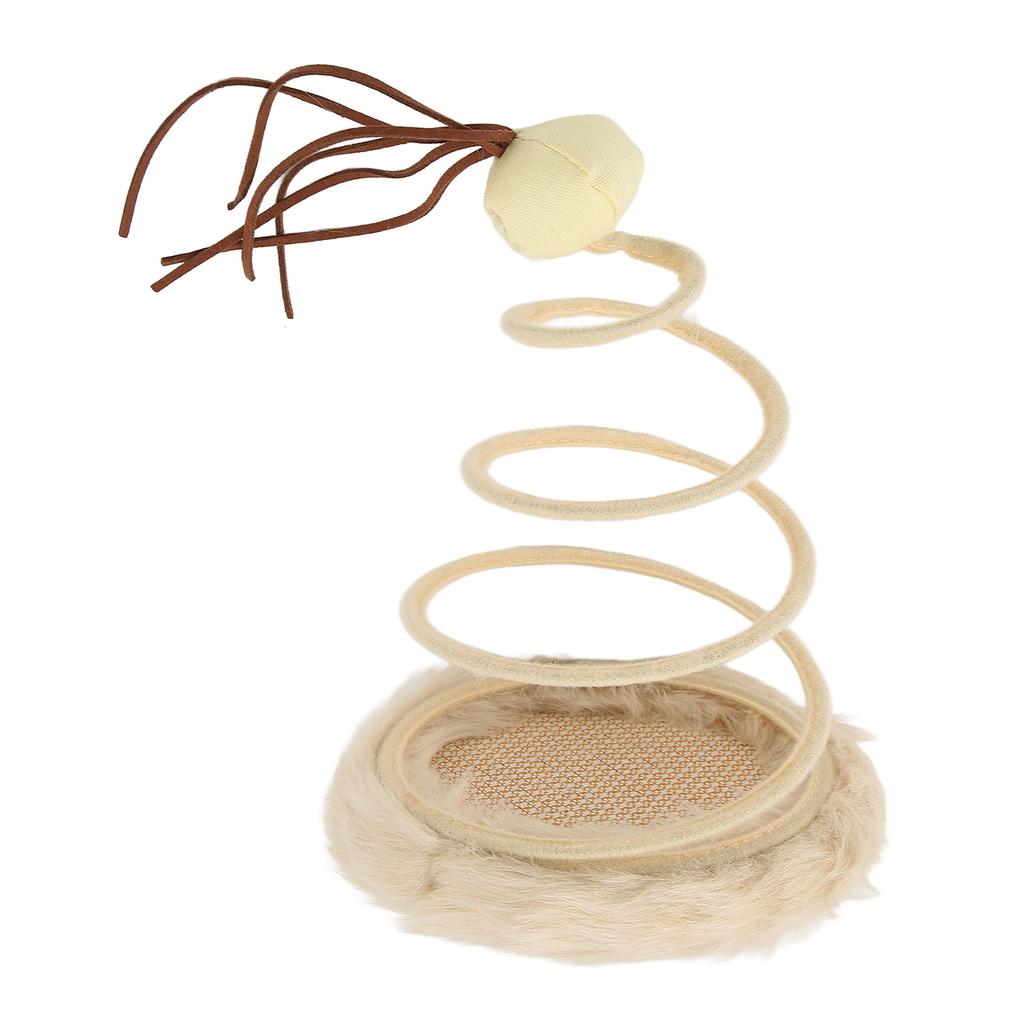 Пружинная пластина Игрушка для кошек Складная Высокая эластичность Устойчивая стоящая Интерактивная игрушка для кошек с когтеточкой