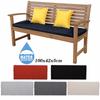 Outdoor Waterproof Fabric 2 Seater Bench Pad Garden Furniture Seat Cushion