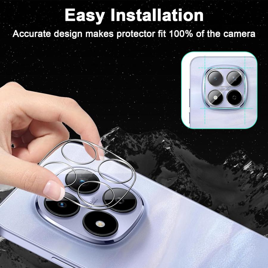 3 шт. Защитная пленка для камеры из закаленного стекла для Redmi Note 15 4G 5G Redmi Note 15 Pro 4G 5G Note 15 Pro+ Plus 5G Твердость 9H 3 шт. Redmi Note15