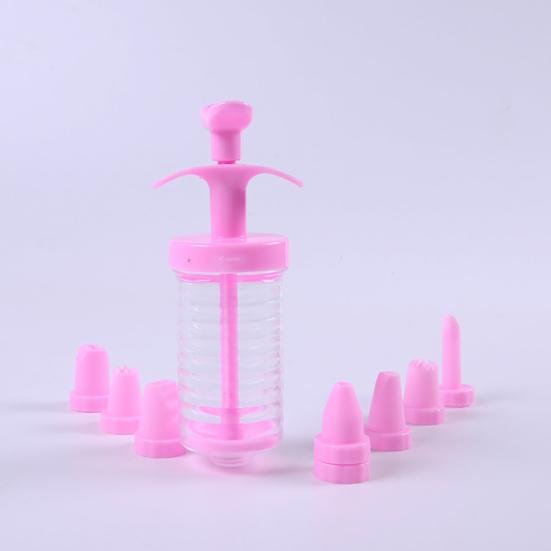 8Pcs Plastic Icing Piping Pastry Tool with 8 Nozzles Cake DIY Decorating Tips