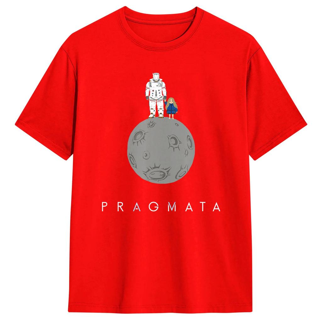 Pragmata Diana Аниме Футболка Унисекс Винтажные Футболки Пляжная Круглый Вырез Харадзюку Футболка Оптом Одежда Большого Размера