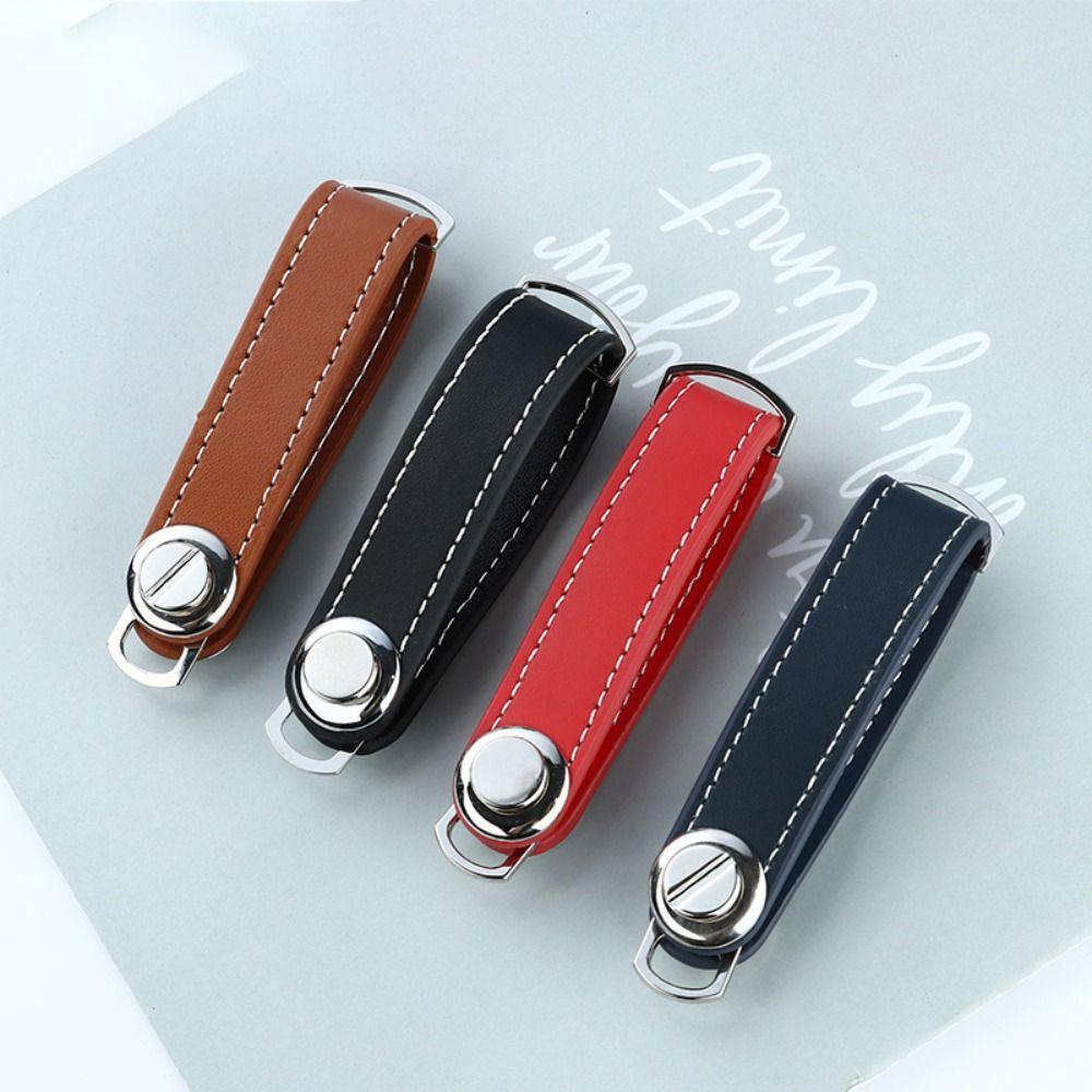 Leather Car Key Pouch Portable Car Key Case Pocket Tool Key Bag  Keys Organizer