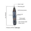 Cordless Rotary Tool, 3.7V 2200mAh Rechargeable Battery, 3-Speed 8500-21000RPM,22Pcs Accessories,for Grinding Cutting