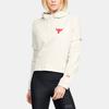 Under Armour Project Rock Terry Hoodie Женские толстовки Белый 1351807-110