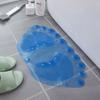 Коврик для душа в форме носка с присосками для педалей для ванной комнаты, противоскользящий детский коврик
