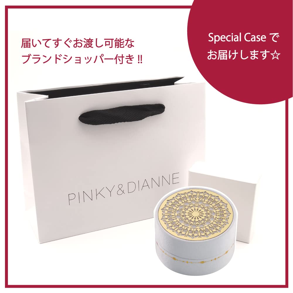 PINKY DIANNE розовое золото бриллиантовое круглое ожерелье подарочный специальный футляр DPCPD80607 [Pinky & Diane] &