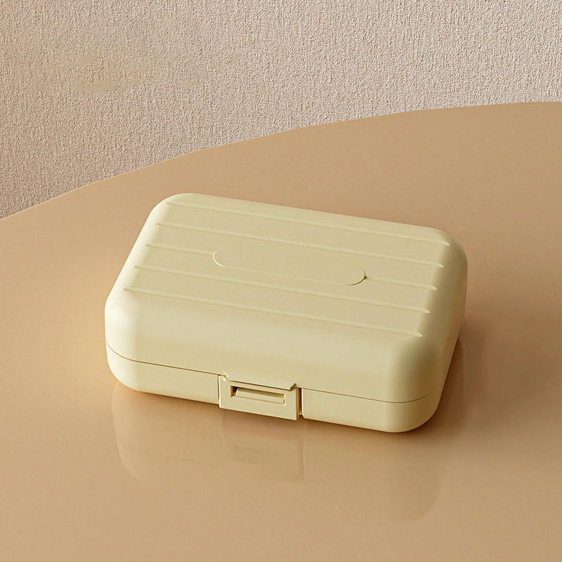 Portable Mini Double Sealed Medicine Organizer Box Seven-day Travel Pill Dispenser Container Case